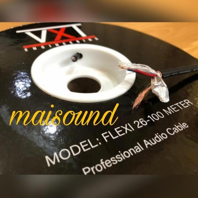 Kabel Audio Vxt Flexi 26 100 Meter Original Kabel Mic Vxt Flexi26 100M New Stok