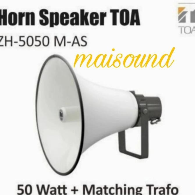 Corong Horn Speaker Toa Zh 5050 M As 50 Watt Trafo Matching Zh 5050M New Stok