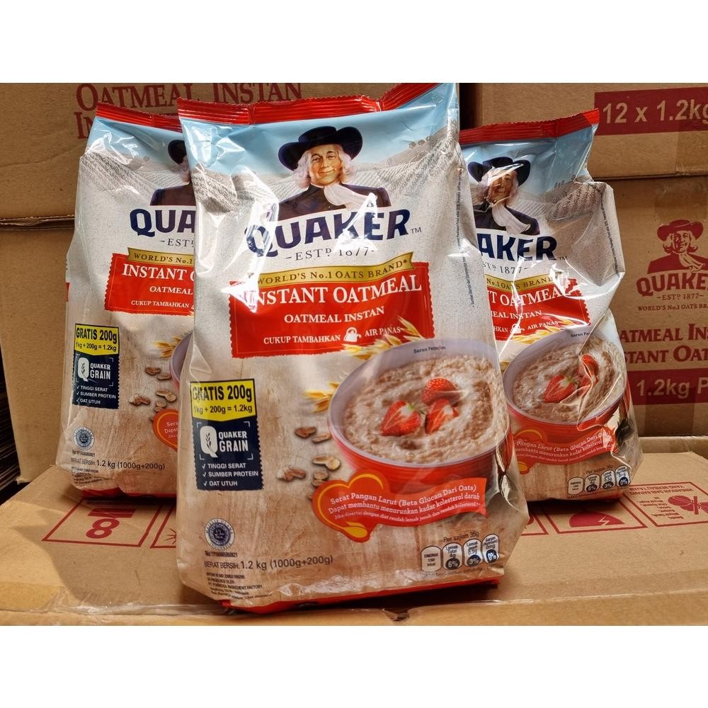 

Ready Quaker Oatmeal Instant 1200 Gr 1,2Kg. Exp 03/2026