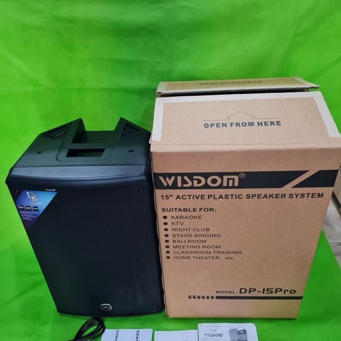 Wisdom Dp15 Pro 15" Speaker Aktif Wisdom Dp15Pro Original New Stok