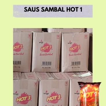 

Saus Sambal Hot 1 10 Pcs Hot One 1 Kg 1 Dus Karton