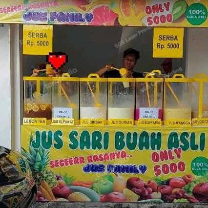 Tabung Aquarium Es Buah Acrylic Bulat Wadah Minuman Akrilik