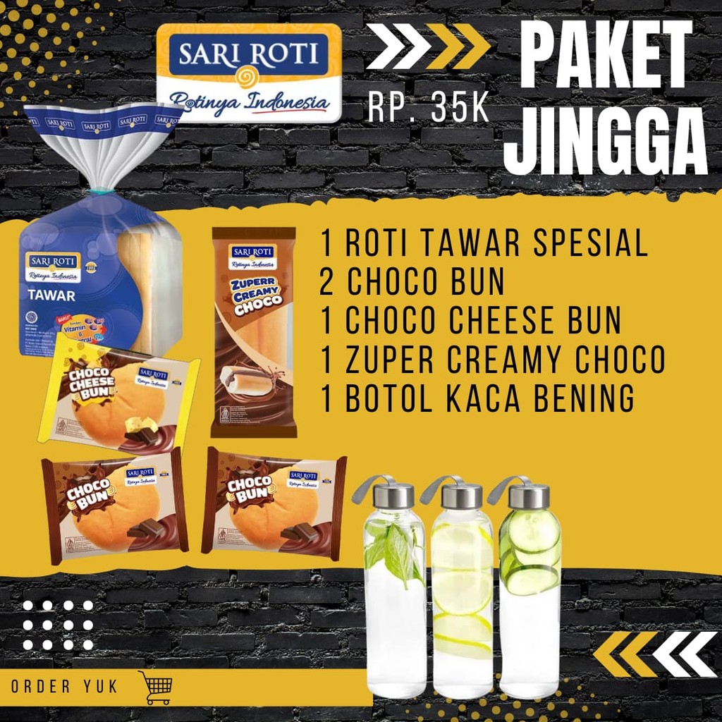 

SARI ROTI PAKET UNGU JINGGA DAN HIJAU MURAH MERIAH