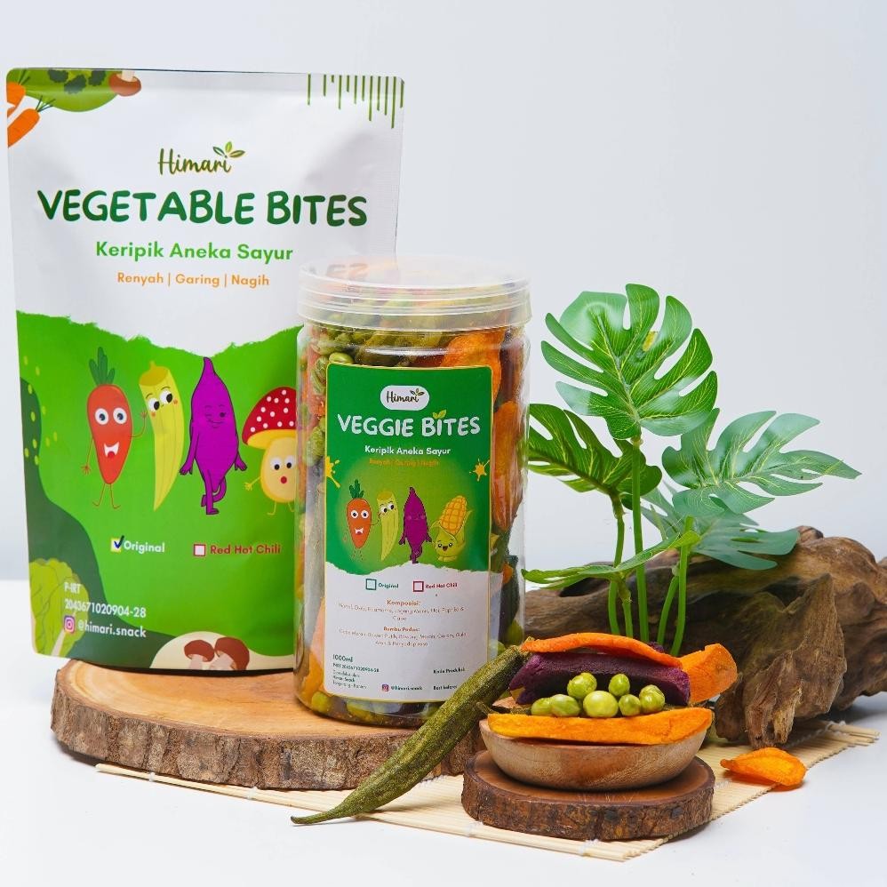 

PJ Himari Veggie Bites Keripik Sayur Kering Mix 100% Produk Lokal