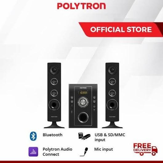 Speaker Aktif Multimedia Polytron Pma9506 Spiker Bluetooth Pma 9526 New Stok