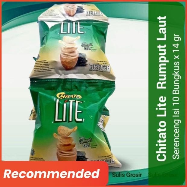 

PJ Chitato Lite Rumput Laut 1 Renceng Isi 14 gr x 10 pcs