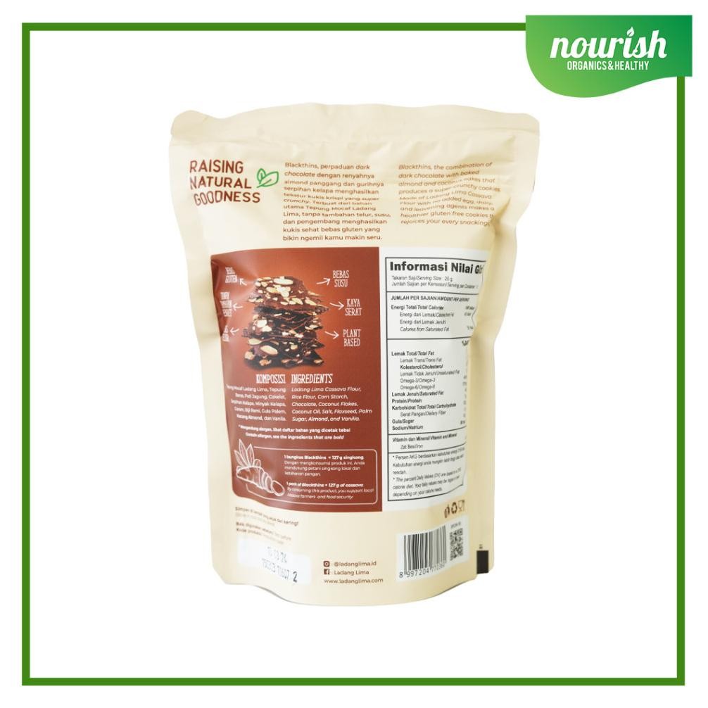 

PJ Ladang Lima Blackthins Cookies 100gr Gluten Free