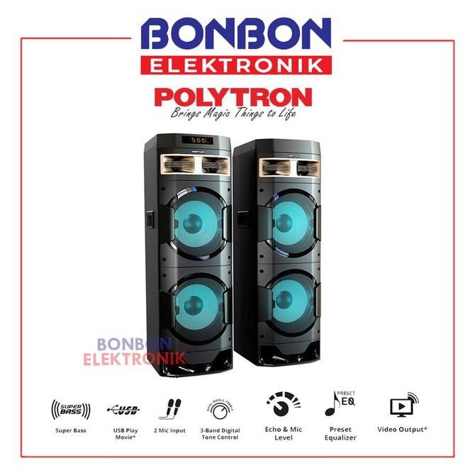 Polytron Speaker Pas-10D28 New Stok