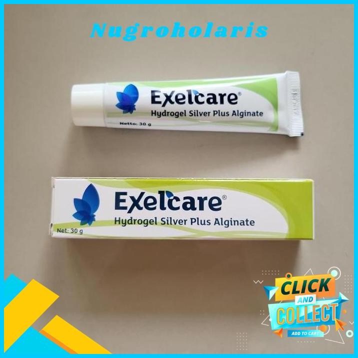 EXELCARE HYDROACTIVE GEL  HYDROGEL SILVER AG+ 30G GRATIS ONGKIR 