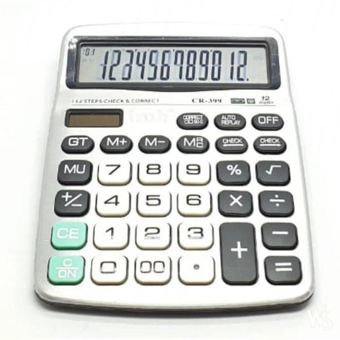 

Promo Lmk Cr-399 Kalkulator 12 Digits Auto Replay Check & Correct Big Display (Dimensi : 15,6Cm X 19,5Cm)