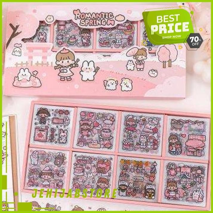 

200 LEMBAR STICKER ANAK DECO ROMANTIC SPRING SIMPLE DAILY DIARY PET HOT SALE !!