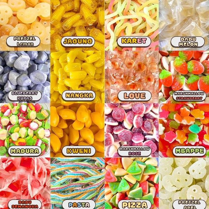 

[Halal] Harga Reseller Candy Gummy Jelly 1 Kilo Permen Lunak Permen Viral Tiktok Halal Apple Permen Jelly Anggur Apel Food Strawberry Snacks Jeruk Jeli Makanan Sweet Candy