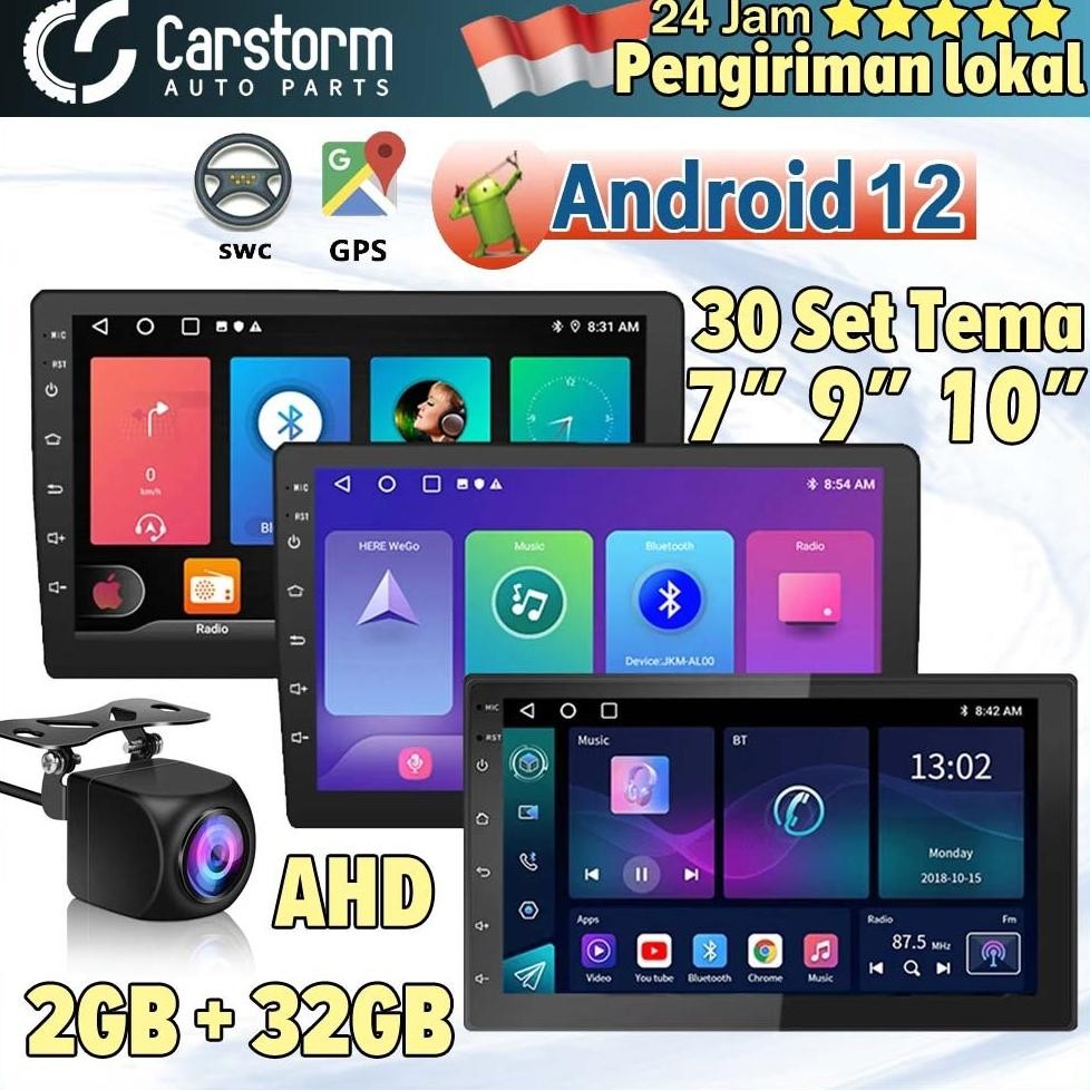 Carstorm Android12 Double Din Android Head Unit 7/9/10 inch Touch Screen
