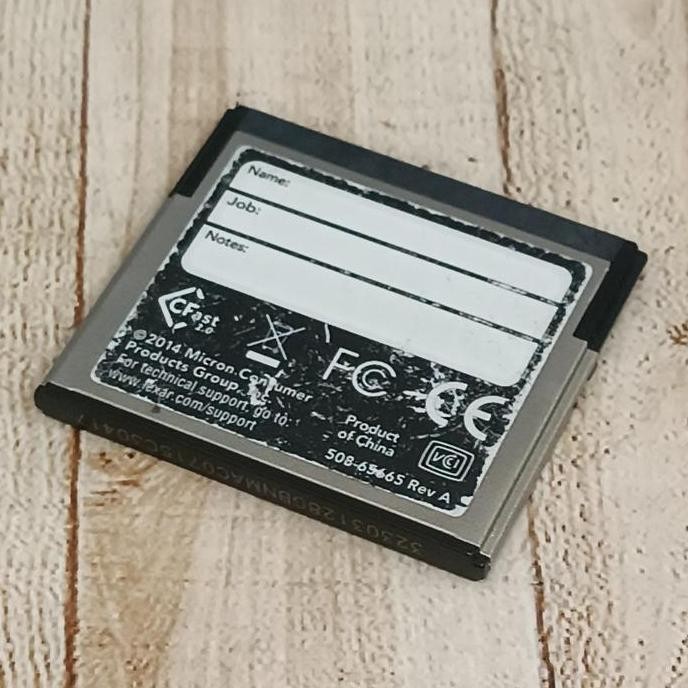 Lexar Cfast 128Gb 2.0 Professional Cfast Memory 3400X 510Mb/S New Stok