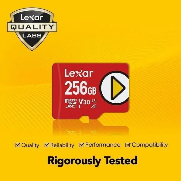 Lexar Microsd 256Gb - Micro Sd 256Gb Lexar Original Memory Card 256Gb Sdcard New Stok