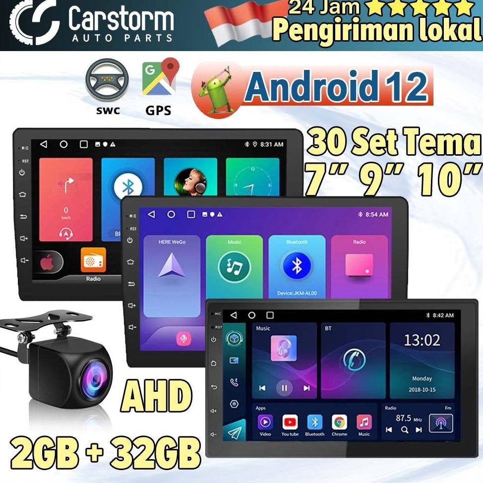 Carstorm Android12 Double Din Android Head Unit 7/9/10 inch Touch Screen