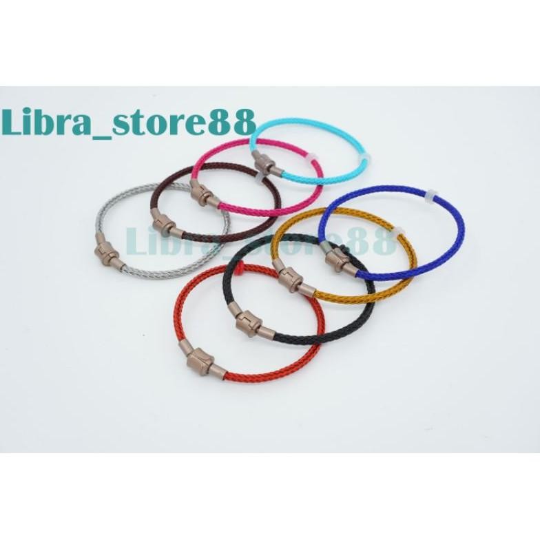 Gelang Tali Kawat Anti Air Waterproof Untuk Charm Liontin Mainan Emas Hongkong AST