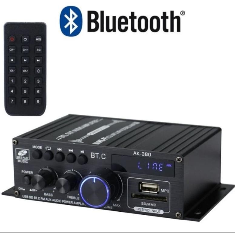 Amplifier Bluetooth Mobil Audio Power New KERNDY AK380