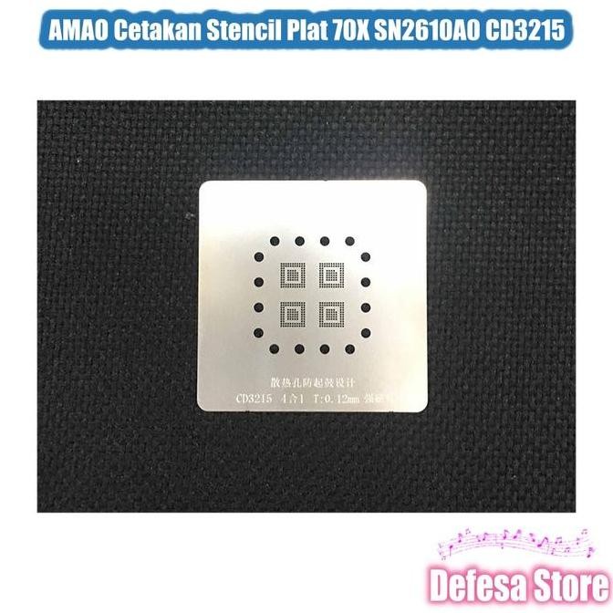 

Amao Cetakan Stencil Plat 70X Sn2610A0 Cd3215 Cd3217 New Stok