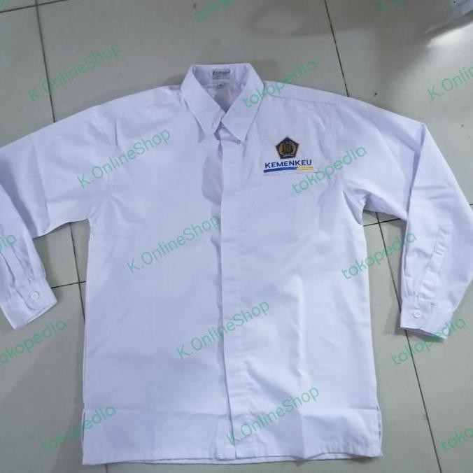 Tersedia kemeja Kemenkeu Seragam Kemenkeu baju Kemenkeu lengan panjang
