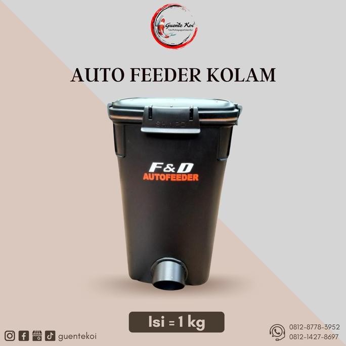 Auto Feeder F&D / Autofeeder Kolam / Mini Auto Feeder 1Kg Co