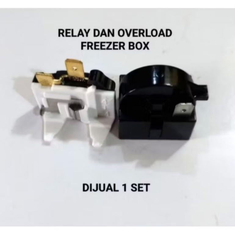 NEW PTC RELAY OVERLOAD tipe freezer box sharp frv-200