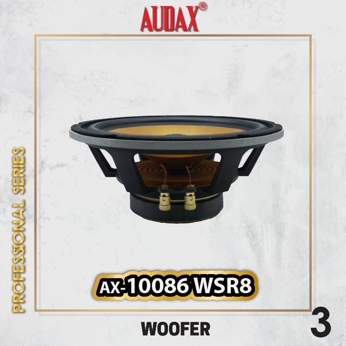 Murah Audax - Speaker Pasif 10" Audax Ax-10086 Wsr8 Professional Series Woofer