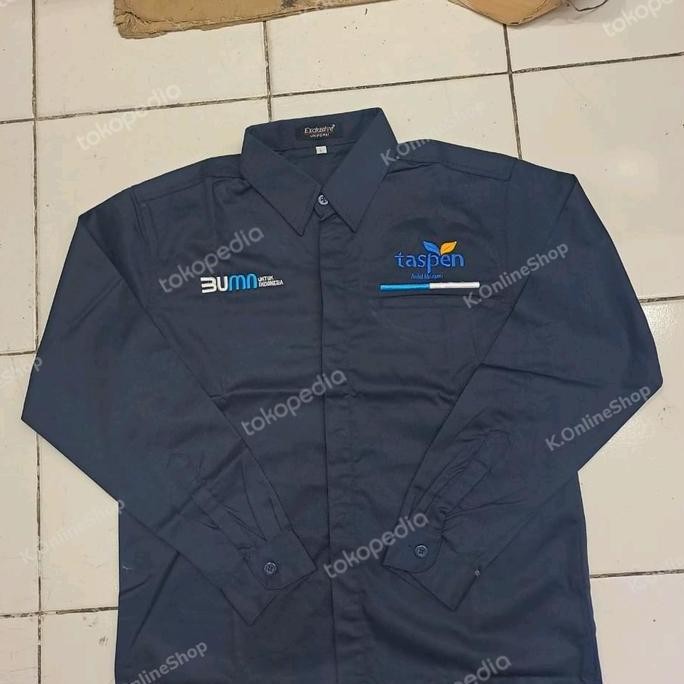 Tersedia kemeja bumn taspen seragam bumn taspen baju bumn taspen lengan panjang