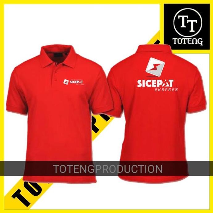 Tersedia baju Polo kerah SICEPAT SI CEPAT DB BESAR KURIR seragam Terbaru pria