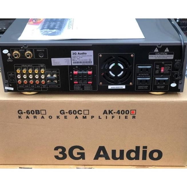AMPLIFIER MIXER KARAOKE 3G AUDIO AK 400 ORIGINAL PRODUK 3G AUDIO AK400