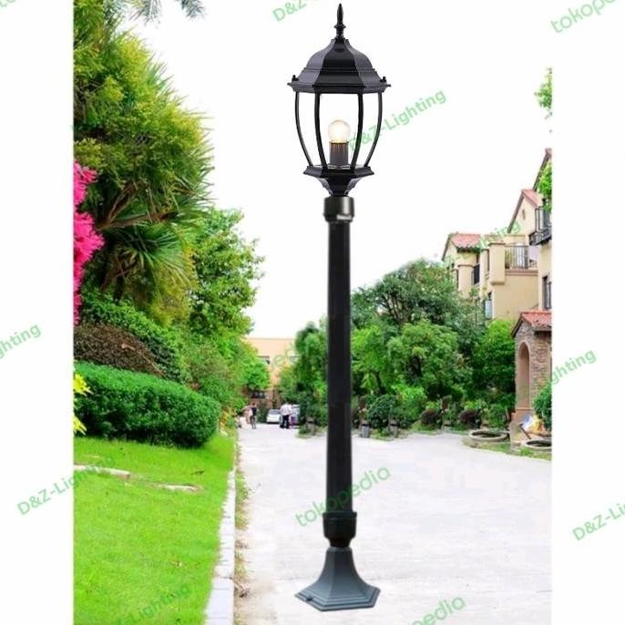 Sale Lampu Taman Tiang - Lampu Tiang Outdoor - Lampu Taman Klasik 013 2/B S