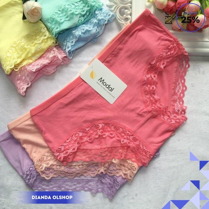 CELANA DALAM WANITA G STRING LINGERIE THONG BAHAN KATUN C099 REKOMENDASI
