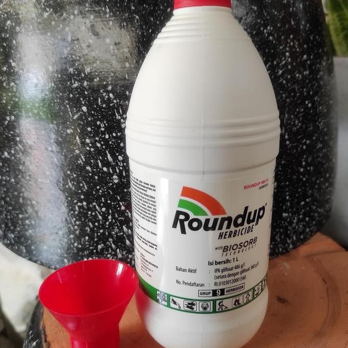 fresh OBAT PEMBASMI RUMPUT ROUNDUP 486SL Herbisida 1 LITER murah