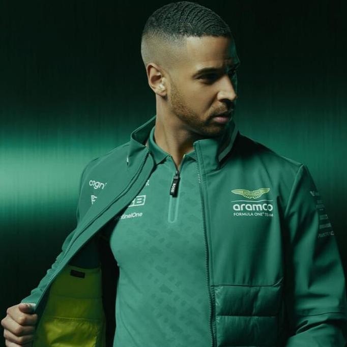Aston Martin F1 2024 Team Hybrid Jacket. Jaket Unisex