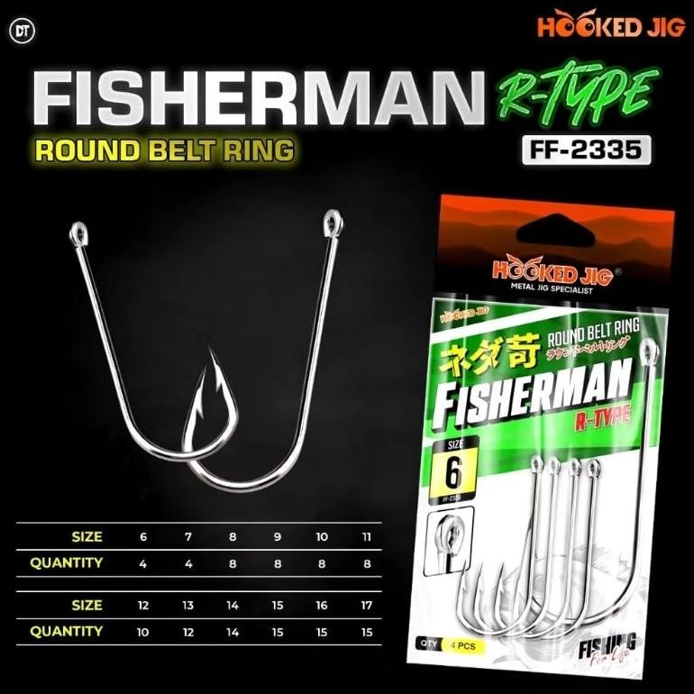 Hook Fisherman Flat / Ring Hooked Jig AST nUg