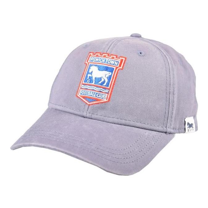 IPSWICH TOWN FC Adult Washed Denim Cap. Topi Unisex