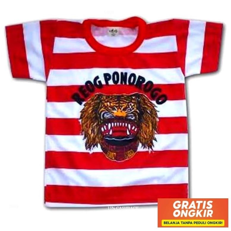 Kaos Reog Ponorogo Anak/Kaos Reog Anak