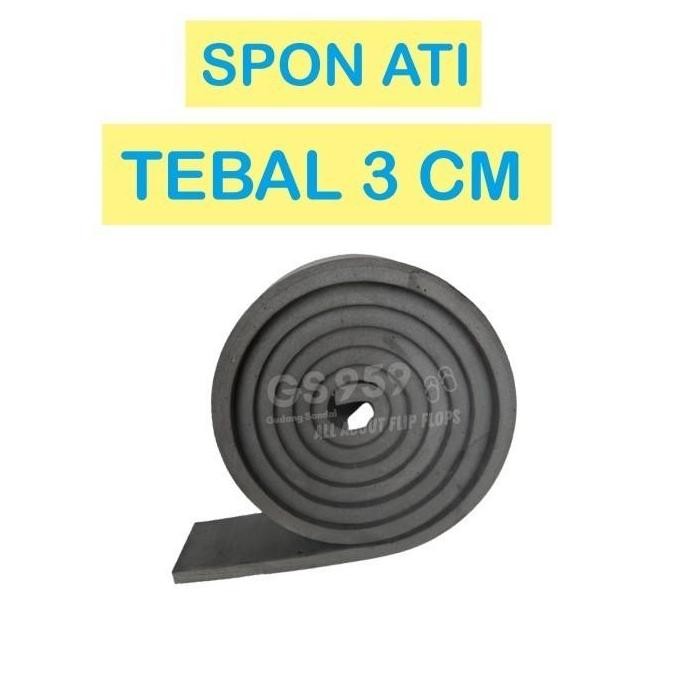 ready SPON ATI / BUSA ATI / SPON EVA TEBAL 3 CM HITAM UKURAN 60 CM X 60 CM