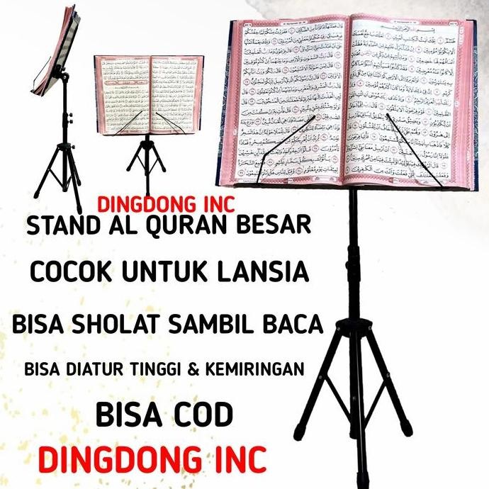 new STAND ALQURAN LANSIA JUMBO DUDUKAN AL QURAN BESI KOKOH