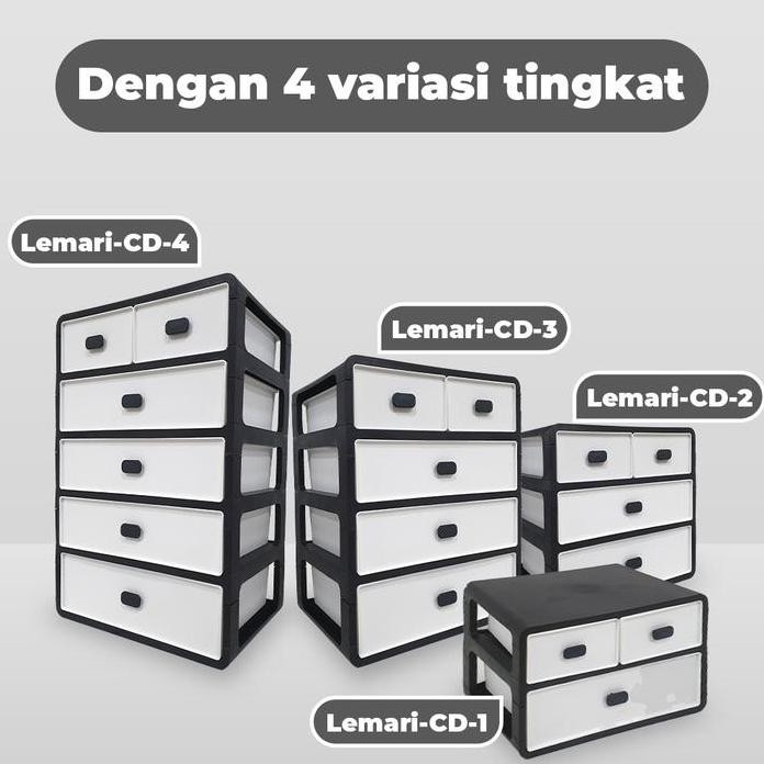

Terlaris Megam Storage Box Laci Susun Storage Cabinet Plastik Lemari Serbaguna Pakaian Dalam Kaos Kaki Hlb401