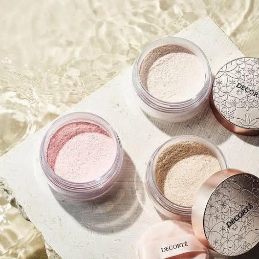 TERMURAH - Decorte Face Powder, Loose Transparent Setting Tone Up Powder Loose