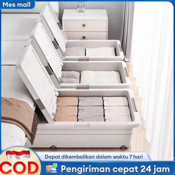

Terlaris [60%Diskon] Kotak Penyimpanan Multifungsi Di Bawah Tempat Tidur Kotak Penyimpanan Mainan Dan Pakaian Rumah Tangga Di Kamar Tidur Kotak Penyimpanan Bawah Tempat Tidur Plastik Berkapasitas Besar Dengan Roda Dan Ritsleting Anti Debu