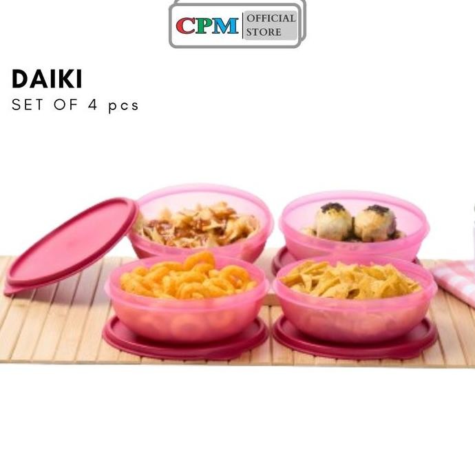 

Terlaris Daiki Storage Set Of 4 Pcs /Wadah Makanan /Storage Set