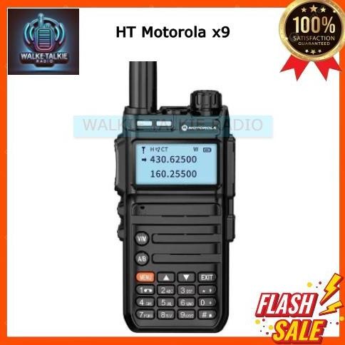 Sale Ht Motorola X9 Walkie Talkie X-9 Radio 10 Watt Anti-Air Jarak Jauh