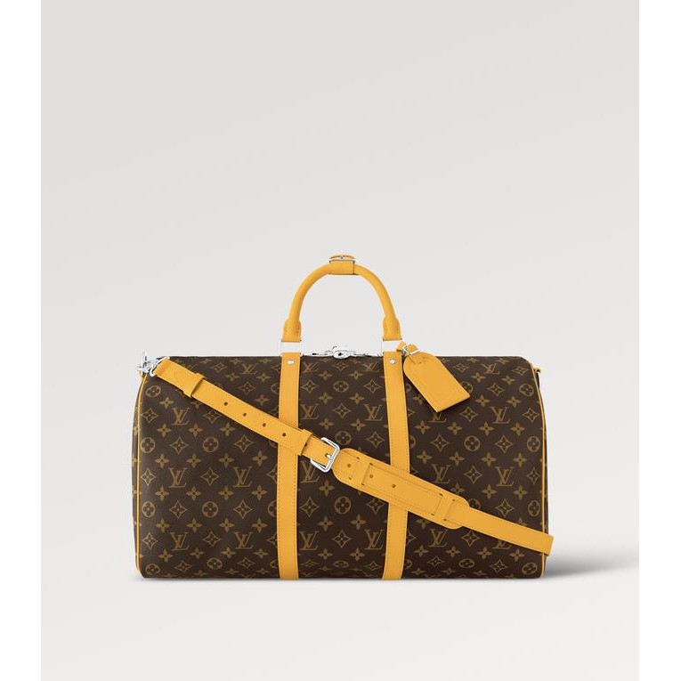 LOUIS VUITTON - LV Keepall Bandoulire 50 - Yellow - Tas Gym Travel Original Product