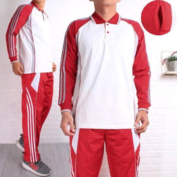 Baju PASKIBRA Merah PUTIH / Seragam Olahraga Senam PS