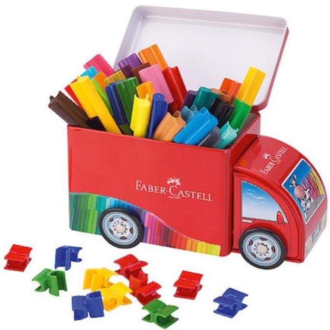 

TERBARU - Connector Pen 33 Warna Faber Castell Truck Tin