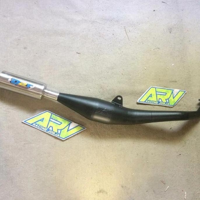 Knalpot D2T fiz fizr Standar Racing Black Silincer Stainless