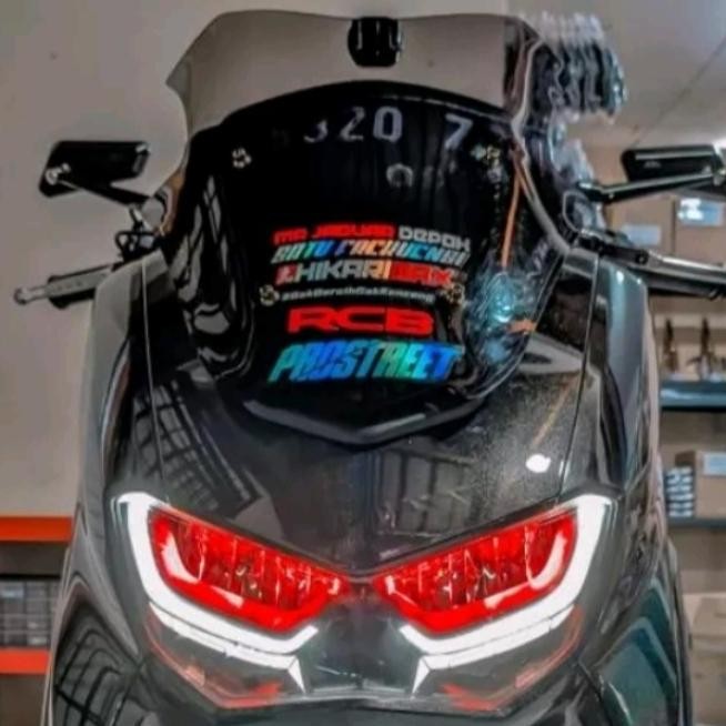 LAMPU FRAME ALIS DEVIL EYES NEW NMAX CUSTOM HEADLAMP