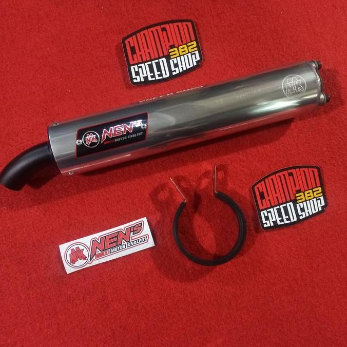 Silencer Knalpot 2Tak 2 Tak 2T NENS NEN'S Orinal 30cm Aluminium